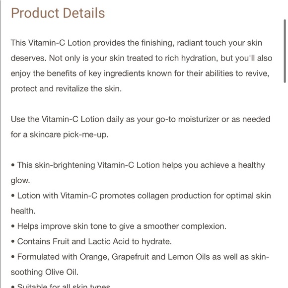 COPY - Pixi by Petra NWT Vitamin-C Lotion - 1.70 fl oz - Picture 2 of 10